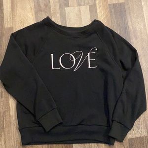 NWT Victoria’s Secret Stretch Fleece Crewneck